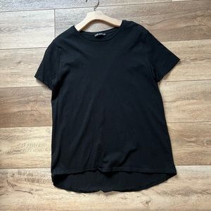Zara Long Black T-Shirt